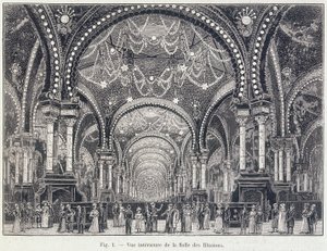 Síň iluzí, Paříž, září 1900 od Unbekannt