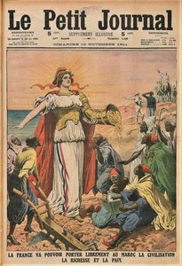 Civilizační mise. Le Petit Journal, 19. listopadu 1911, 1911. od Unbekannt