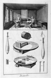 Krajkáři, 1751-1777 od Unbekannt