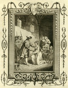 Lady Elizabeth Grayová žádala Edwarda IV., aby obnovil její země, 1461, 1783. od Unbekannt