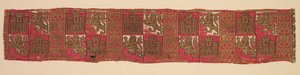 Lampy s heraldikou Kastilie a Leónu, z královského křesťanského roucha, 1200-1325. od Unbekannt