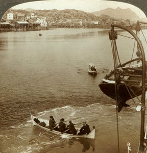 Přistání z parníku v arktické zemi, Svolvaer, Lofoty, Severní Norsko, c1905. od Unbekannt