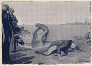 Přistání Paoli na korsické půdě, konec 18. století, 1896 od Unbekannt