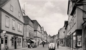 Langestrasse, Buckeburg, Německo, 30. léta 20. století od Unbekannt