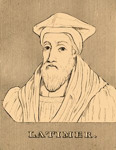 Latimer, c1487-1555, 1830. od Unbekannt