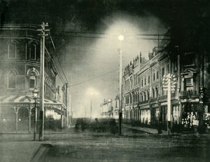 Launceston By Night Brisbane Street, 1901. od Unbekannt