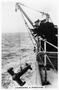 Vypuštění paravanu z bitevní lodi HMS Rodney, 1937 od Unbekannt