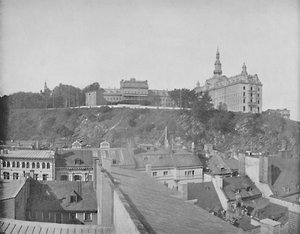Budovy univerzity Laval, město Quebec, c1897. od Unbekannt