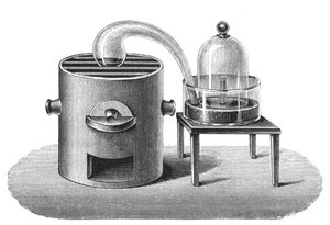Lavoisiersův výzkum existence kyslíku ve vzduchu, konec 18. století, 1894 od Unbekannt