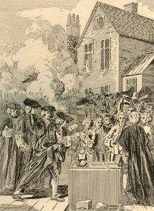 Položení základního kamene mostu Blackfriars, 1760, 1897. od Unbekannt