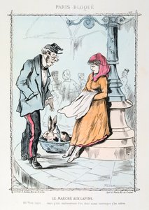 Le Marche aux Lapins, 1870-1871 od Unbekannt