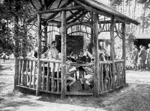 Učení v lese Charlottenburg, Berlín, Německo, 1922 od Unbekannt