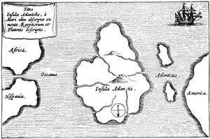Legendární ostrov Atlantida od Unbekannt