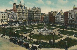 Leicester Square, Londýn, 1900. od Unbekannt