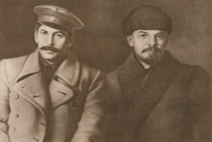 Lenin a Stalin, březen 1919, 1939. od Unbekannt