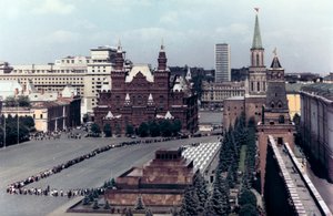 Leninovo mauzoleum, Rudé náměstí, Moskva, 1980 od Unbekannt