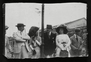 Leon Bakst, ruský umělec a návrhář a baletní impresário Serge Diaghilev, c1910 od Unbekannt