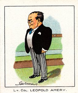 Leopold Charles Maurice Stennett Amery 1873-1955, anglický konzervativní politik, 1929 od Unbekannt