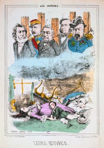 The Infames, Pařížská komuna, duben 1871 od Unbekannt