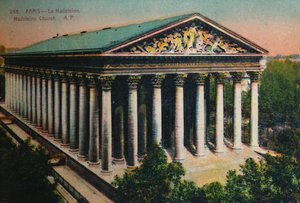 Kostel Madeleine, Paříž, c1920 od Unbekannt