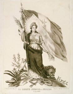 Liberty, patron Francouzů, 1870 od Unbekannt