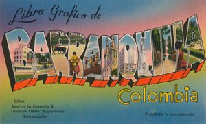 Grafická kniha Barranquilla Kolumbie, c1940 od Unbekannt