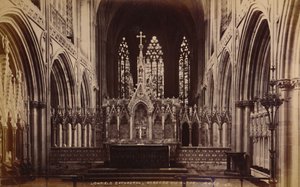 Katedrála Lichfield, Reredos a oltář, 1929. od Unbekannt