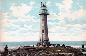 Maják v New Brighton, Wirral, Merseyside, 1904 od Unbekannt