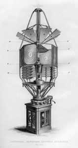 Maják otočný dioptrický přístroj, 1866 od Unbekannt