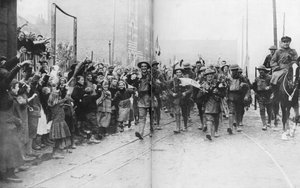 Lille osvobozují Britové, Francie, 17. října 1918 od Unbekannt