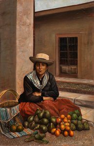 Lima Woman, ca. 1890-1892. od Unbekannt