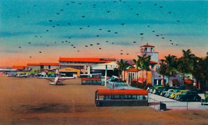 Lindbergh Field a administrativní budova. San Diego, Kalifornie, c1941 od Unbekannt