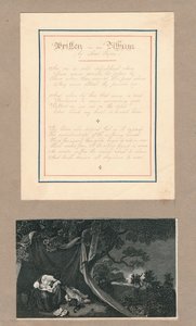 Řádky napsané v albu, na Maltě, c1812. od Unbekannt