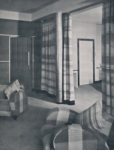 Obývací pokoj v londýnském domě, navržený Raymondem McGrathem, A.R.I.B.A., 1936 od Unbekannt