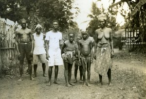 Místní lidé, Sierra Leone, 20. století od Unbekannt