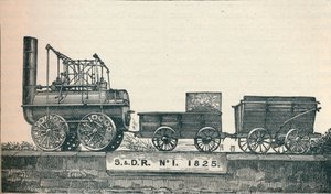 Locomotion č. 1, postavená pro Stockton & Darlington Railway, 1825 1906 od Unbekannt
