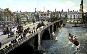 London Bridge po rozšíření v roce 1904, Londýn, 20. století od Unbekannt