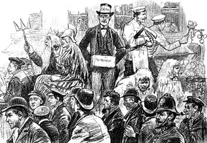 London Dockers Strike, září 1889 od Unbekannt