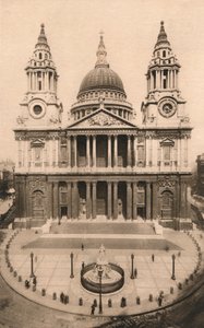 Londýn, St. Pauls Cathedral, 1924, c1900-1930 od Unbekannt