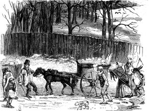 Londýnské ledové vozíky, 1850 od Unbekannt