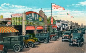 Při pohledu na sever na Main Street, c1939 od Unbekannt