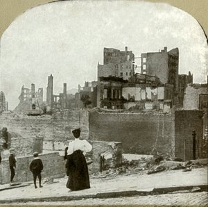 Pohled na západ od židovské synagogy, 1906. od Unbekannt