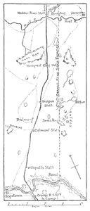 Lord Methuens Line of Advance k řece Modder, 1902 od Unbekannt