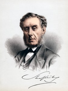 Lord Shaftesbury, anglický státník, morální filozof, filantrop a tovární reformátor, c1880 od Unbekannt