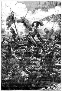 Louis II de Bourbon, princ z Condé v bitvě u Freiburgu, 1898 od Unbekannt