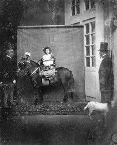 Louis Napoleon, princ Imperial, na poníkovi, c1860-1863 od Unbekannt