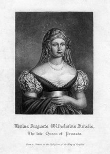 Louise Augusta Wilhelmine Amalie, královna Pruska od Unbekannt