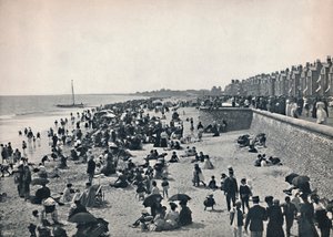 Lowestoft - On the Sands, 1895 od Unbekannt