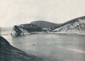 Lulworth - Lulworth Cove and Village, 1895 od Unbekannt