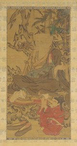 Luohan and Attendant, 1368-1644. od Unbekannt
